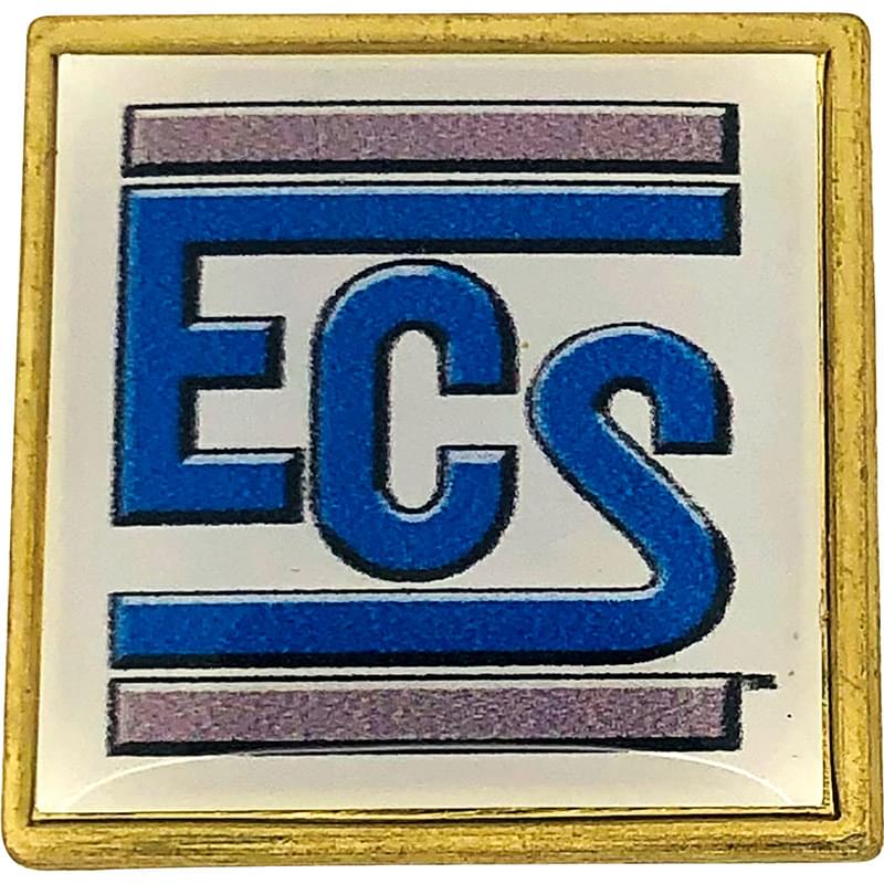 Digistock Lapel Pins - 1" W x 1" H