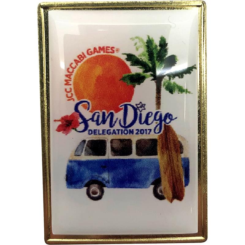 Digistock Lapel Pins - 1/2" W x 1" H