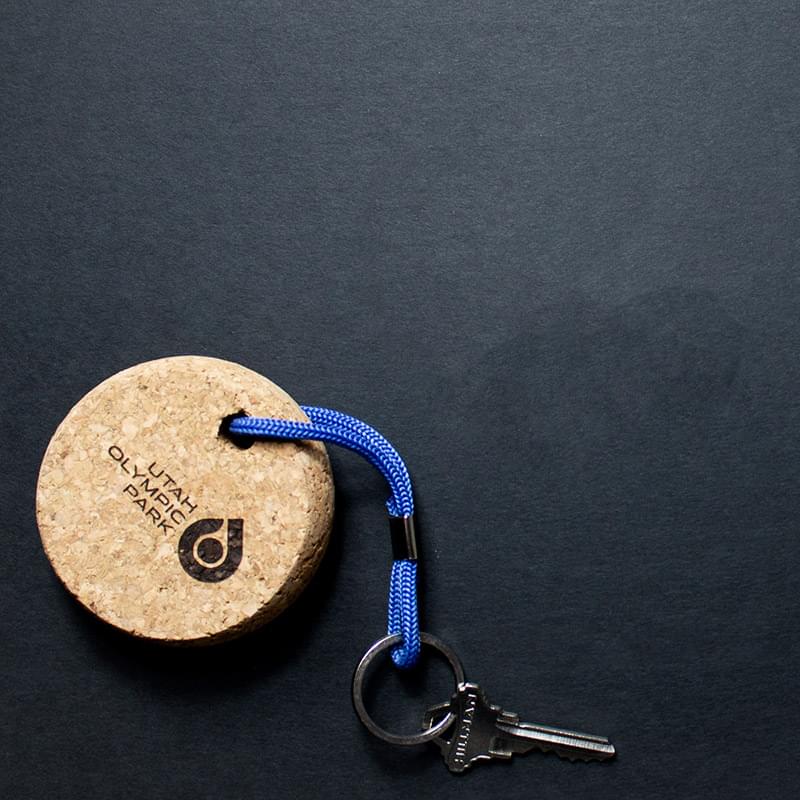 Floatie Recycled Cork Keychains