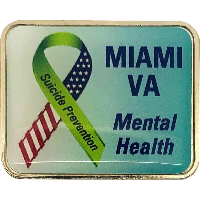 Digistock Lapel Pins - 1" W x 3/4" H