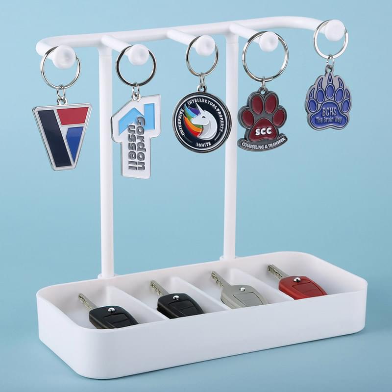 1.75" x 1.75" Diestruck Soft Enamel Keychain