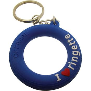 PVC Fob with Keyring or Zipper Pull