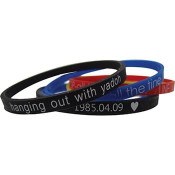 Printed Silicone Bracelets