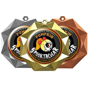 Digistock Medals - Geometric Border with 2" DIA Insert