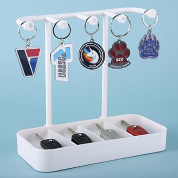 1.75" x 1.75" Diestruck Soft Enamel Keychain